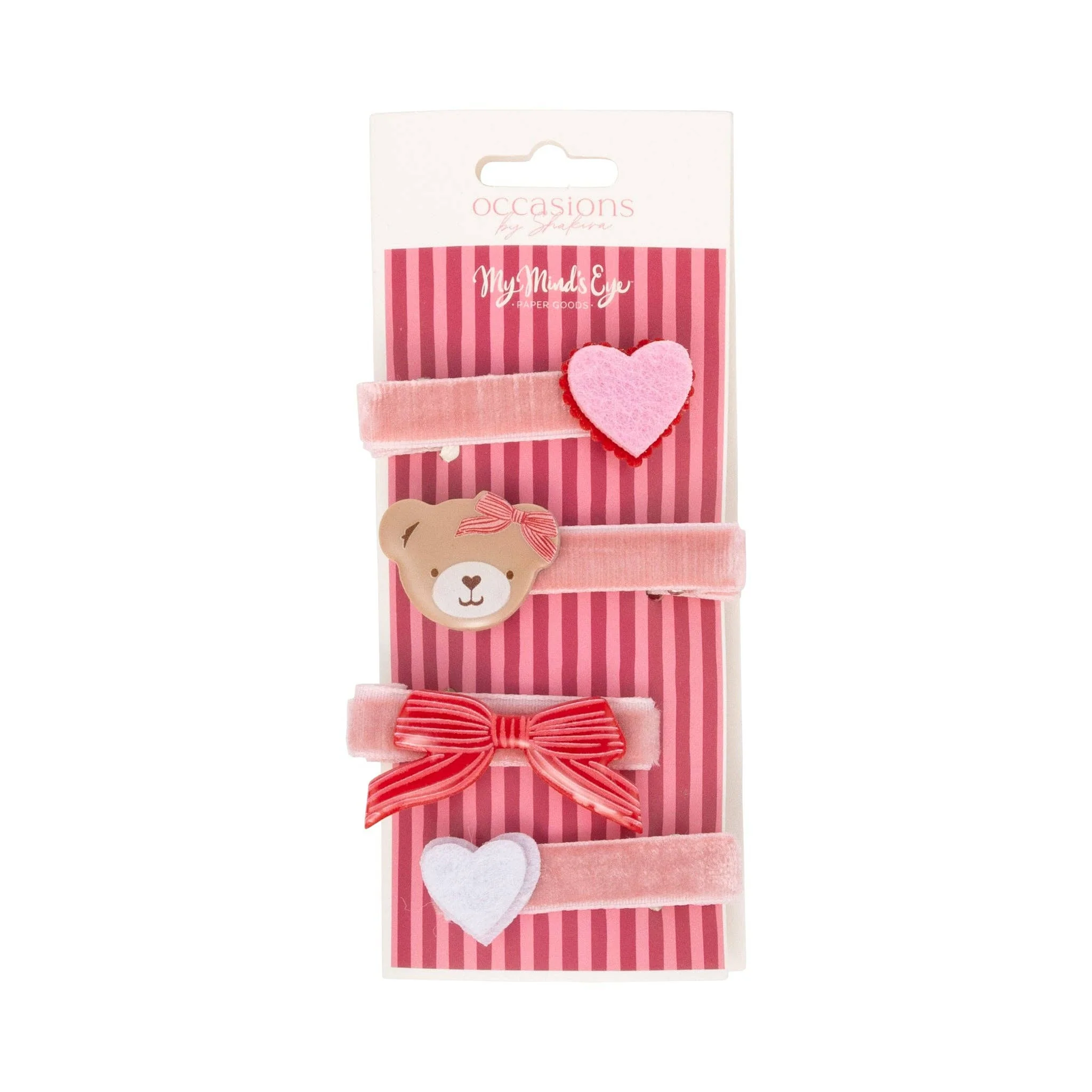 BER1206 - Occasions Beary Loved Hair Clips FINAL SALE