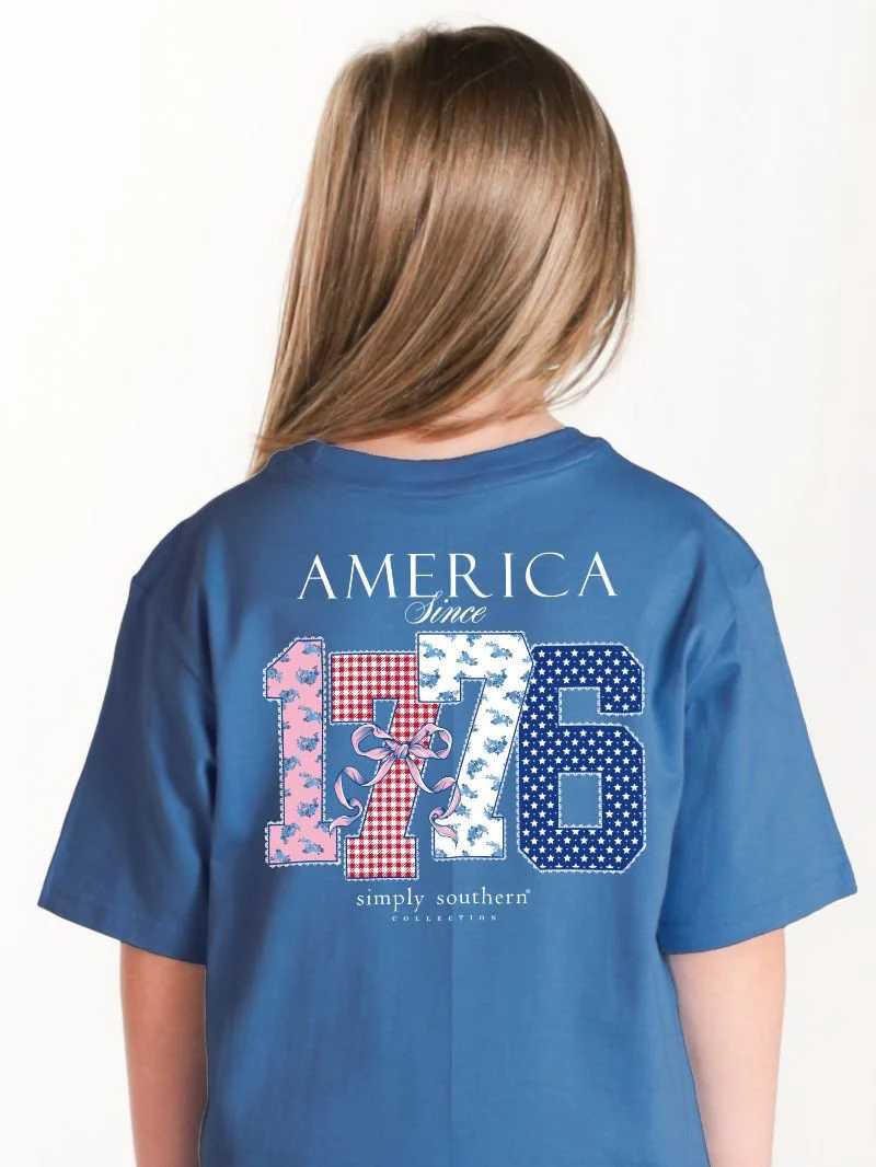 Simply Southern Girls Patriotic America 1776 T-Shirt