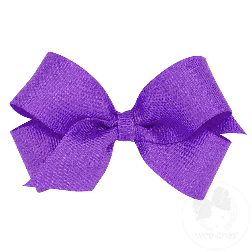 Wee Ones Mini Classic Grosgrain Hair Bow MANY COLORS - Image 7